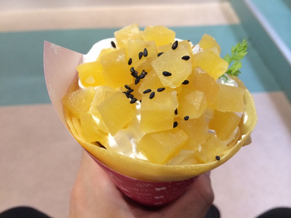 皮がめっちゃモチモチ 原宿の米粉クレープ屋さん ジャパンクレープ に行ってきた