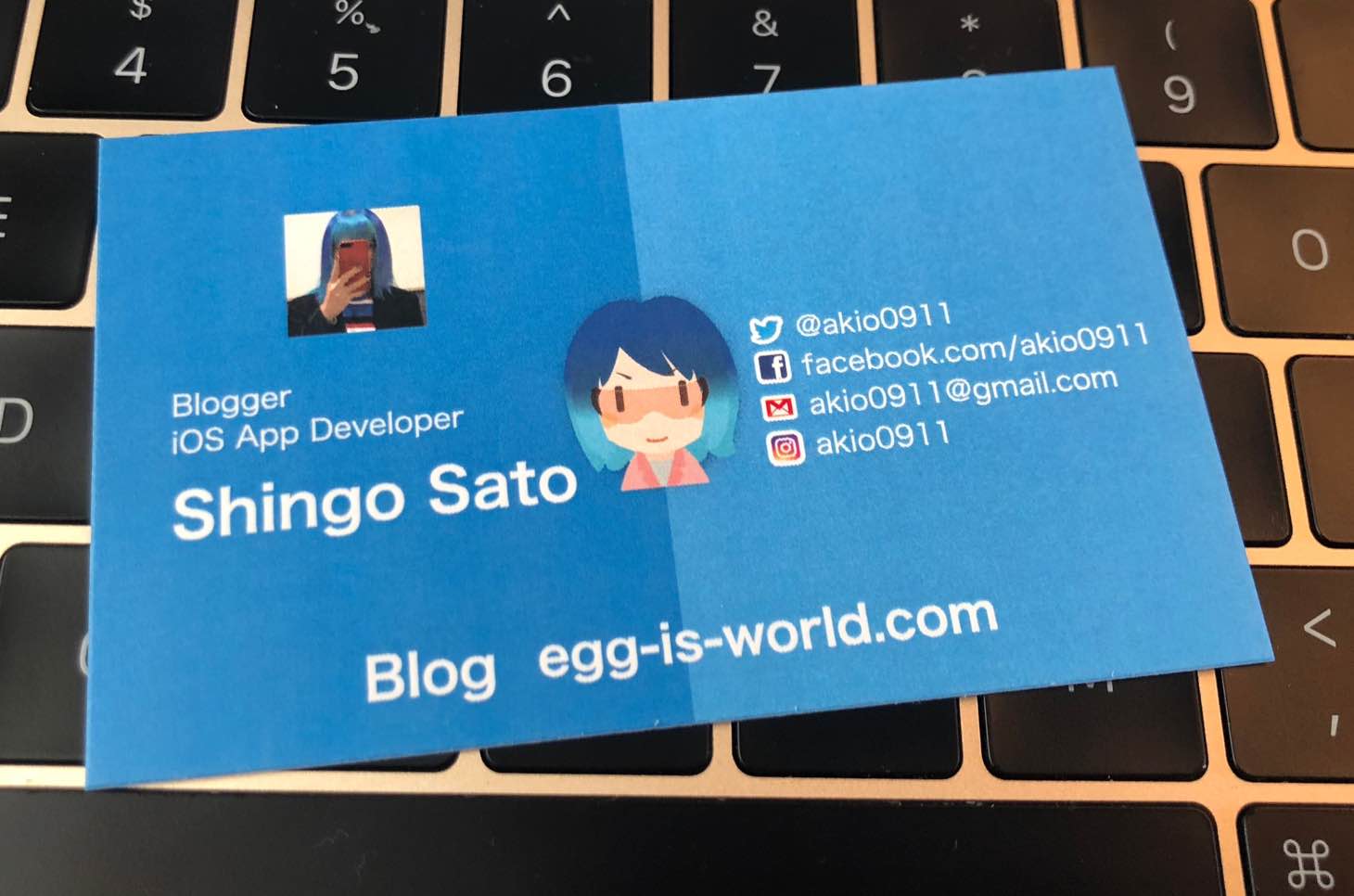 前川企画印刷さんにブロガー名刺を作ってもらった！